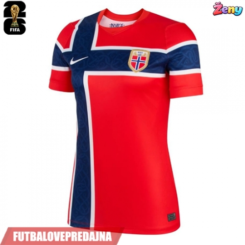 Lacne Ženy Futbalové dres Nórsko MS 2026 Krátky Rukáv - Domáci